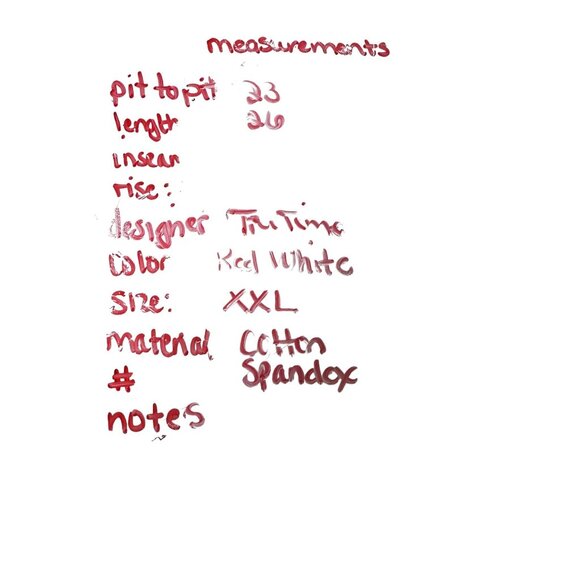 🌸3/$15🌸Red and White Checked Drop Waist Tank sz XXL - Picture 6 of 6